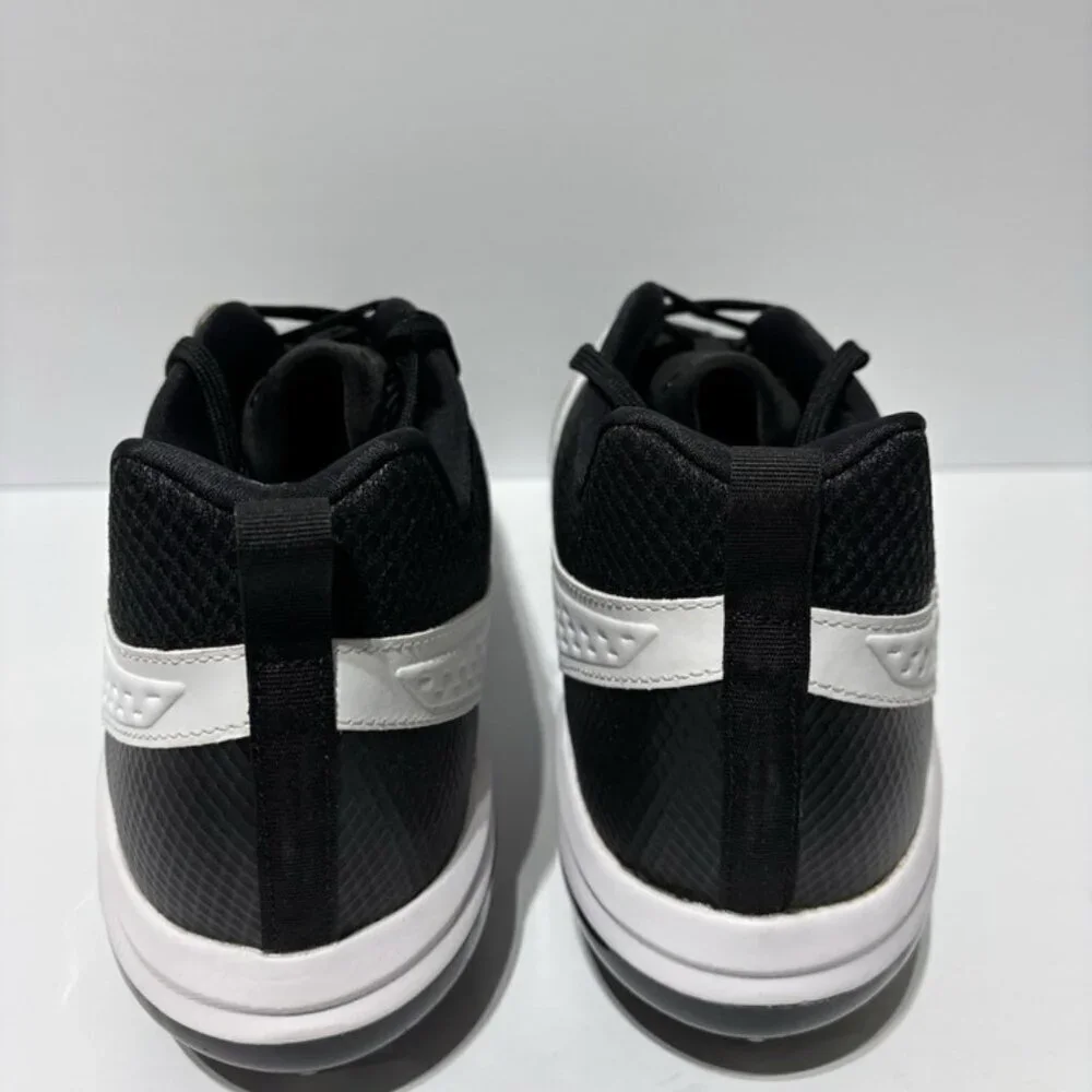 Adidas Men’s Icon 8 Black/White Baseball Cleats, Size 17 D